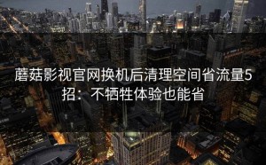 蘑菇影视官网换机后清理空间省流量5招：不牺牲体验也能省
